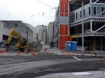 Seattle streetcar - new development at Terry and Thomas 