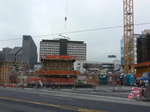 Seattle streetcar - Westlake Ave construction.